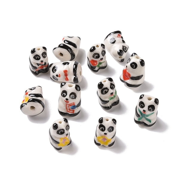 PandaHall Handmade Printed Porcelain Beads, Panda, White, 18~20x11.5~13x12.5~13mm, Hole: 1.4mm Porcelain Panda White
PandaHall Handmade Printed Porcelain Beads, Panda, White, 18~20x11.5~13x12.5~13mm, Hole: 1.4mm Porcelain Panda White