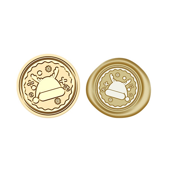 PandaHall Christmas Series Wax Seal Brass Stamp Head, for Wax Seal Stamp, Golden, Hat, 25x15mm, Inner Diameter: 7mm Brass Hat
PandaHall Christmas Series Wax Seal Brass Stamp Head, for Wax Seal Stamp, Golden, Hat, 25x15mm, Inner Diameter: 7mm Brass Hat