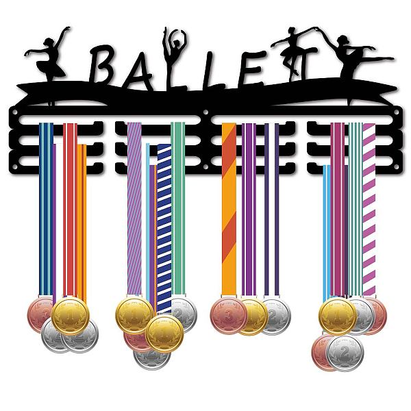 PandaHall Fashion Iron Medal Hanger Holder Display Wall Rack, 3-Line, with Screws, Black, Ballet, Human, 150x400mm, Hole: 5mm Iron Human...
PandaHall Fashion Iron Medal Hanger Holder Display Wall Rack, 3-Line, with Screws, Black, Ballet, Human, 150x400mm, Hole: 5mm Iron Human...
