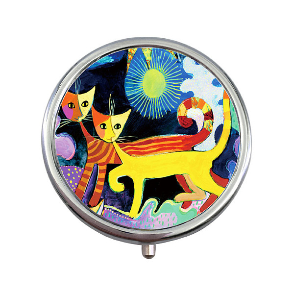 PandaHall Portable Stainless Steel Pill Box, with Shell and Mirror, 3 Grids Multi-use Travel Storage Boxes, Flat Round, Cat Shape, 5x1.4cm...
PandaHall Portable Stainless Steel Pill Box, with Shell and Mirror, 3 Grids Multi-use Travel Storage Boxes, Flat Round, Cat Shape, 5x1.4cm...