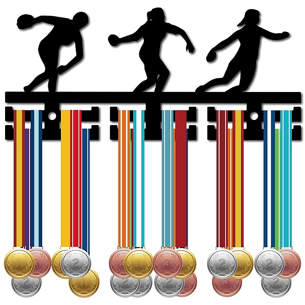 PandaHall Acrylic Medal Holder, Medal Display Hanger Rack, Medal Holder Frame, with Standoff Pins, Sports, 130x290x10mm, Hole: 8mm Acrylic..., Black
PandaHall Acrylic Medal Holder, Medal Display Hanger Rack, Medal Holder Frame, with Standoff Pins, Sports, 130x290x10mm, Hole: 8mm Acrylic..., Black