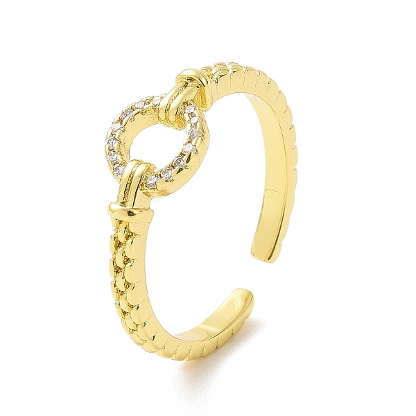PandaHall Clear Cubic Zirconia Circle Ring Open Cuff Ring, Rack Plating Brass Jewelry for Women, Lead Free & Cadmium Free & Nickel Free...
PandaHall Clear Cubic Zirconia Circle Ring Open Cuff Ring, Rack Plating Brass Jewelry for Women, Lead Free & Cadmium Free & Nickel Free...