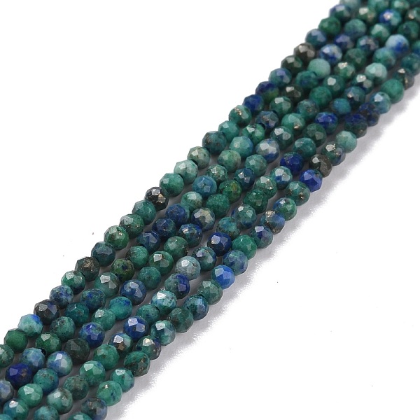 PandaHall Natural Chrysocolla & Lapis Lazuli Beads Strands, Faceted, Round, 2mm, Hole: 0.6mm, about 190pcs/strand, 15.24''(38.7~39.4cm)...
PandaHall Natural Chrysocolla & Lapis Lazuli Beads Strands, Faceted, Round, 2mm, Hole: 0.6mm, about 190pcs/strand, 15.24''(38.7~39.4cm)...