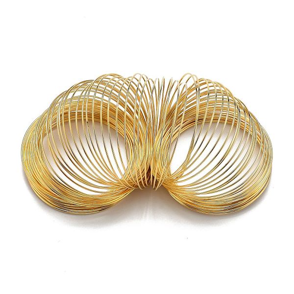 PandaHall Stainless Steel Memory Wire,for Bracelet Making, Golden, 40x0.6mm(22 Gauge), 2400 circles/1000g Steel Round
PandaHall Stainless Steel Memory Wire,for Bracelet Making, Golden, 40x0.6mm(22 Gauge), 2400 circles/1000g Steel Round