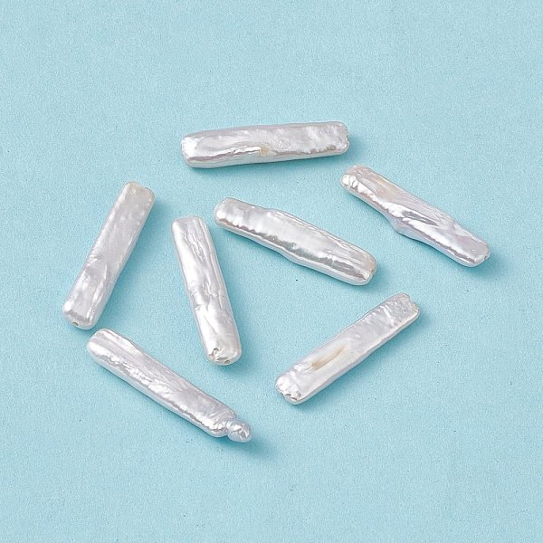 PandaHall Baroque Natural Keshi Pearl Beads, Rectangle, Seashell Color, 23~25x5~5.5x3.5~4mm, Hole: 0.7mm Keshi Pearl Rectangle
PandaHall Baroque Natural Keshi Pearl Beads, Rectangle, Seashell Color, 23~25x5~5.5x3.5~4mm, Hole: 0.7mm Keshi Pearl Rectangle