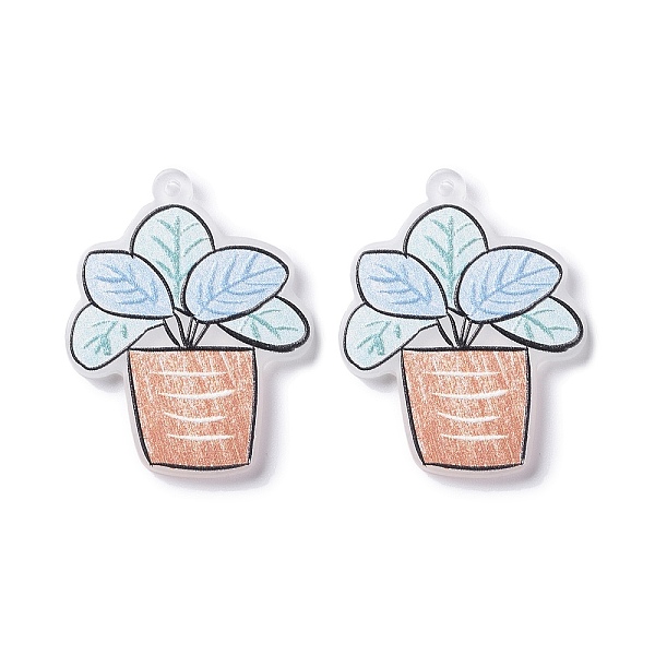 PandaHall Acrylic Pendants, Plant Pattern, Leaf, 39.5x31.5x2.5mm, Hole: 1.8mm Acrylic Leaf Green
PandaHall Acrylic Pendants, Plant Pattern, Leaf, 39.5x31.5x2.5mm, Hole: 1.8mm Acrylic Leaf Green
