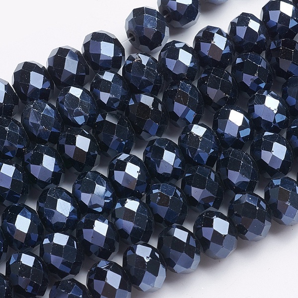 PandaHall Glass Beads Strands, Pearl Luster Plated, Crystal Suncatcher, Faceted Rondelle, Black, 12x8mm, Hole: 1mm, about 68~70pcs/strand...
PandaHall Glass Beads Strands, Pearl Luster Plated, Crystal Suncatcher, Faceted Rondelle, Black, 12x8mm, Hole: 1mm, about 68~70pcs/strand...