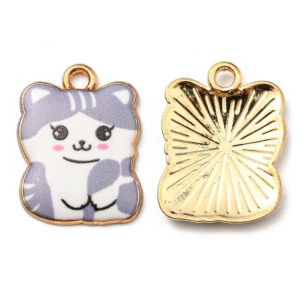 PandaHall Printed Alloy Pendants, Golden, Cadmium Free & Nickel Free & Lead Free, Cat Shape Charms, Gray, 22x17x3mm, Hole: 2mm Alloy Cat...
PandaHall Printed Alloy Pendants, Golden, Cadmium Free & Nickel Free & Lead Free, Cat Shape Charms, Gray, 22x17x3mm, Hole: 2mm Alloy Cat...