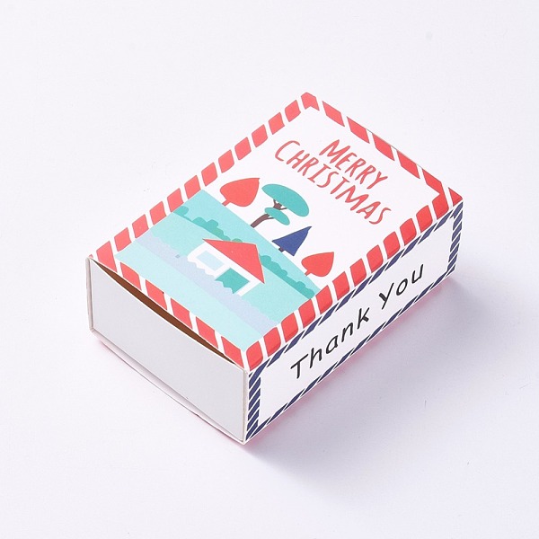 PandaHall Creative Portable Foldable Paper Drawer Box, Jewelry Candy Wedding Party Gift Packaging Boxes, Rectangle, Christmas Theme...
PandaHall Creative Portable Foldable Paper Drawer Box, Jewelry Candy Wedding Party Gift Packaging Boxes, Rectangle, Christmas Theme...