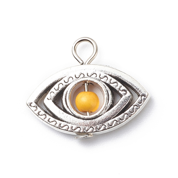 PandaHall Antique Silver Plated Alloy Synthetic Turquoise Pendants, Dyed, Eye Pattern, 17x21x4mm, Hole: 2.5mm Synthetic Turquoise Eye..., Multicolor
PandaHall Antique Silver Plated Alloy Synthetic Turquoise Pendants, Dyed, Eye Pattern, 17x21x4mm, Hole: 2.5mm Synthetic Turquoise Eye..., Multicolor