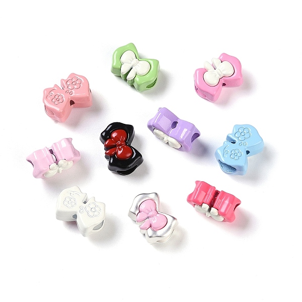 PandaHall Column Rack Plating Spray Painted Alloy Beads for Jewelry Making, Bowknot, Colorful, 9.5x13.5x7.5mm, Hole: 5x3.5mm Alloy Bowknot
PandaHall Column Rack Plating Spray Painted Alloy Beads for Jewelry Making, Bowknot, Colorful, 9.5x13.5x7.5mm, Hole: 5x3.5mm Alloy Bowknot