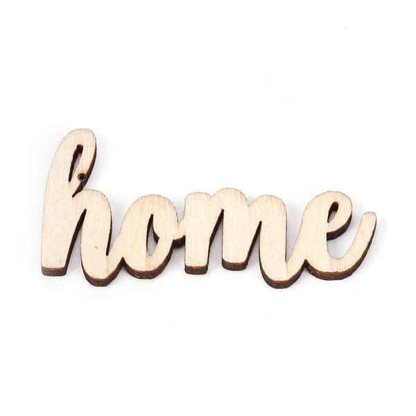 PandaHall Wooden Cabochon, for Jewelry Making, Word Home, BurlyWood, 26x47x2mm, about 15pcs/bag Wood Word Orange
PandaHall Wooden Cabochon, for Jewelry Making, Word Home, BurlyWood, 26x47x2mm, about 15pcs/bag Wood Word Orange