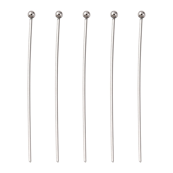 PandaHall 304 Stainless Steel Ball Head Pins, Stainless Steel Color, 40x0.7mm, 21 Gauge, Head: 2mm 304 Stainless Steel
PandaHall 304 Stainless Steel Ball Head Pins, Stainless Steel Color, 40x0.7mm, 21 Gauge, Head: 2mm 304 Stainless Steel