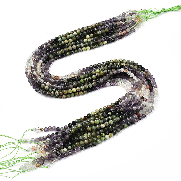 PandaHall Natural Mixed Gemstone Beads Strands, Round Beads, Faceted, 4x4mm, Hole: 0.6mm, about 104~108pcs/strand, 15.35''~15.75''(39~40cm)...
PandaHall Natural Mixed Gemstone Beads Strands, Round Beads, Faceted, 4x4mm, Hole: 0.6mm, about 104~108pcs/strand, 15.35''~15.75''(39~40cm)...