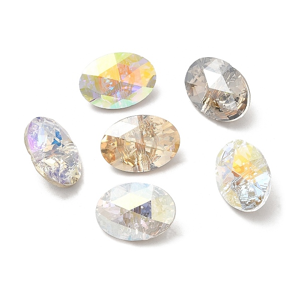 PandaHall K5 Glass Rhinestone Buttons, Back Plated, Faceted, Oval, Mixed Color, 14x10x7mm, Hole: 1mm Glass Rhinestone Oval Multicolor
PandaHall K5 Glass Rhinestone Buttons, Back Plated, Faceted, Oval, Mixed Color, 14x10x7mm, Hole: 1mm Glass Rhinestone Oval Multicolor
