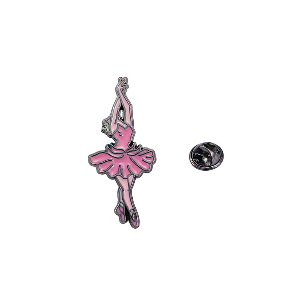 PandaHall Cartoon Ballet Dancing Girl Badge Brooch, Fresh Sweet Lovely Dance Girl Enamel Pins for Women, Pearl Pink, 30x13mm Alloy+Enamel...
PandaHall Cartoon Ballet Dancing Girl Badge Brooch, Fresh Sweet Lovely Dance Girl Enamel Pins for Women, Pearl Pink, 30x13mm Alloy+Enamel...