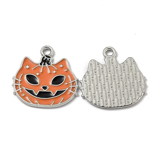 PandaHall Alloy Enamel Pendants, for Halloween, Cat Pumpkin Shape, Orange, 20.5x20x1.2mm, Hole: 1.8mm Alloy+Enamel Cat Shape Orange
PandaHall Alloy Enamel Pendants, for Halloween, Cat Pumpkin Shape, Orange, 20.5x20x1.2mm, Hole: 1.8mm Alloy+Enamel Cat Shape Orange