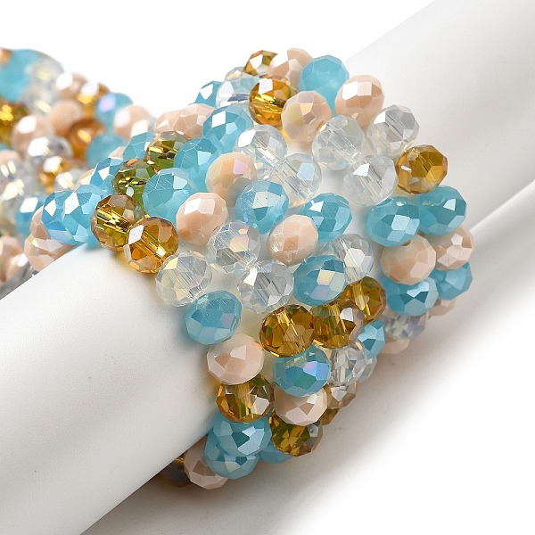 PandaHall Glass Beads Strands, Faceted, Rondelle, Light Salmon, 8x6mm, Hole: 1mm, about 65~68pcs/strand, 15.7~16.1 inch(40~41cm) Glass...
PandaHall Glass Beads Strands, Faceted, Rondelle, Light Salmon, 8x6mm, Hole: 1mm, about 65~68pcs/strand, 15.7~16.1 inch(40~41cm) Glass...