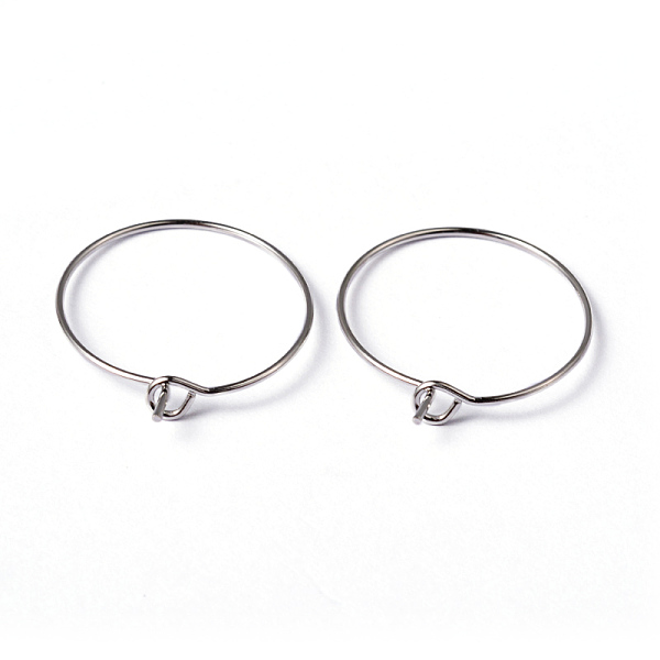 PandaHall Brass Wine Glass Charm Rings, Hoop Earrings Findings, Nickel Free, Platinum, 20x0.8mm, 20 Gauge Brass
PandaHall Brass Wine Glass Charm Rings, Hoop Earrings Findings, Nickel Free, Platinum, 20x0.8mm, 20 Gauge Brass