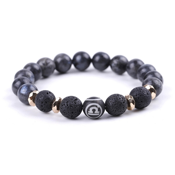 PandaHall Natural Lava Rock Stretch Bracelets, Constellation Bracelet, Libra, Inner Diameter: 2-3/8 inch(6cm) Lava Rock Libra
PandaHall Natural Lava Rock Stretch Bracelets, Constellation Bracelet, Libra, Inner Diameter: 2-3/8 inch(6cm) Lava Rock Libra