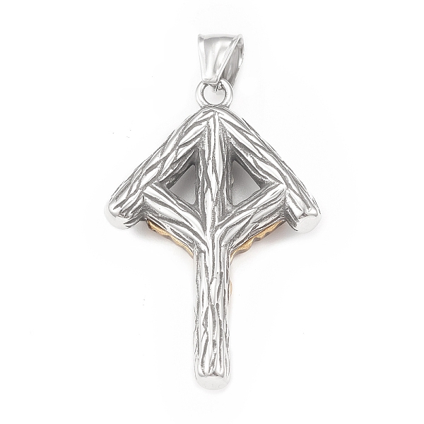 PandaHall 304 Stainless Steel Pendants, Viking Odin Rune Charm, Antique Bronze & Antique Silver, 49.5x31x7mm, Hole: 3.5x7mm 304 Stainless...
PandaHall 304 Stainless Steel Pendants, Viking Odin Rune Charm, Antique Bronze & Antique Silver, 49.5x31x7mm, Hole: 3.5x7mm 304 Stainless...