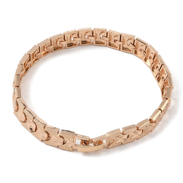 PandaHall Brass Link Chain Bracelets for Women Men, Light Gold, Hexagon, 7-1/4 inch(18.5cm), Link: 8x8x2mm Brass Hexagon
PandaHall Brass Link Chain Bracelets for Women Men, Light Gold, Hexagon, 7-1/4 inch(18.5cm), Link: 8x8x2mm Brass Hexagon