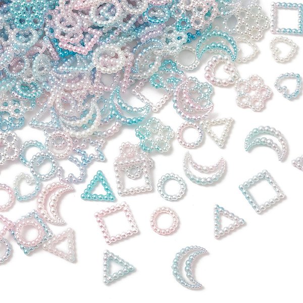PandaHall 100g Spray Paint ABS Plastic Cabochons, Star & Square & Ring & Heart & Bowknot , Blue, 10~15x10~18.5x2~3mm ABS Plastic Mixed...
PandaHall 100g Spray Paint ABS Plastic Cabochons, Star & Square & Ring & Heart & Bowknot , Blue, 10~15x10~18.5x2~3mm ABS Plastic Mixed...