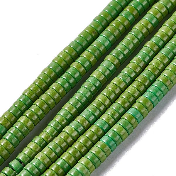 PandaHall Synthetic Turquoise Beads Strands, Heishi Beads, Dyed, Flat Round/Disc, Lime Green, 4x2mm, Hole: 1mm, about 170pcs/strand, 16 inch...
PandaHall Synthetic Turquoise Beads Strands, Heishi Beads, Dyed, Flat Round/Disc, Lime Green, 4x2mm, Hole: 1mm, about 170pcs/strand, 16 inch...