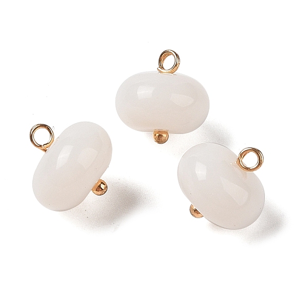 PandaHall Acrylic Pendants, with Brass Loops, Flat Round, Antique White, 12x12mm, Hole: 1.6mm Brass+Acrylic Flat Round
PandaHall Acrylic Pendants, with Brass Loops, Flat Round, Antique White, 12x12mm, Hole: 1.6mm Brass+Acrylic Flat Round