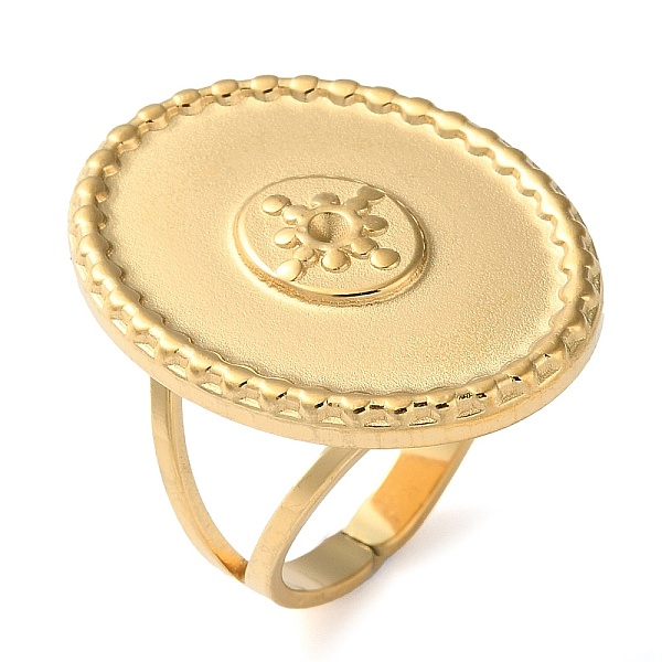 PandaHall 304 Stainless Steel Open Cuff Ring Components, Flat Round Ring Settings for Rhinestone, Real 18K Gold Plated, Inner Diameter...
PandaHall 304 Stainless Steel Open Cuff Ring Components, Flat Round Ring Settings for Rhinestone, Real 18K Gold Plated, Inner Diameter...
