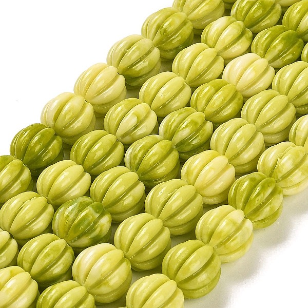 PandaHall Synthetic Coral Beads Strands, Grooved Round, Dyed, Yellow Green, 11mm, Hole: 2mm, about 35pcs/strand, 14.37 inch(36.5cm)...
PandaHall Synthetic Coral Beads Strands, Grooved Round, Dyed, Yellow Green, 11mm, Hole: 2mm, about 35pcs/strand, 14.37 inch(36.5cm)...