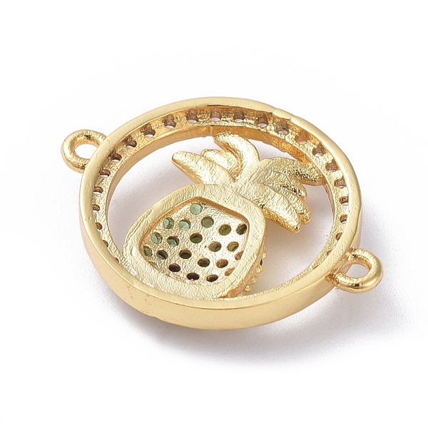PandaHall Brass Micro Pave Cubic Zirconia Links connectors, Ring and Pineapple, Green, Golden, 15x19x3mm, Hole: 1.2mm Brass+Cubic Zirconia...
PandaHall Brass Micro Pave Cubic Zirconia Links connectors, Ring and Pineapple, Green, Golden, 15x19x3mm, Hole: 1.2mm Brass+Cubic Zirconia...
