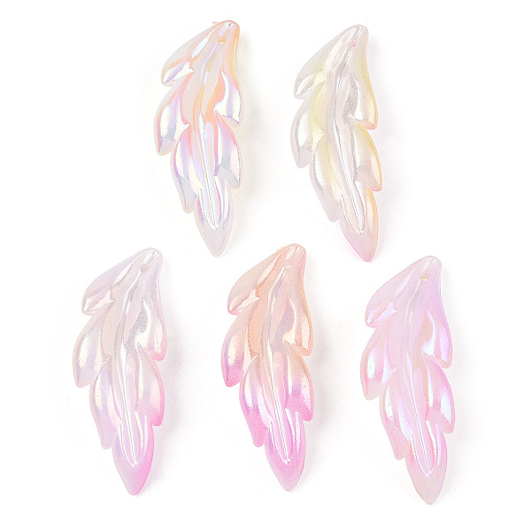 PandaHall Transparent Acrylic Pendants, AB Color Plated, Feather Charm, Pink, 40x14.5x5mm, Hole: 1.5mm, about 450pcs/500g Acrylic Feather...
PandaHall Transparent Acrylic Pendants, AB Color Plated, Feather Charm, Pink, 40x14.5x5mm, Hole: 1.5mm, about 450pcs/500g Acrylic Feather...