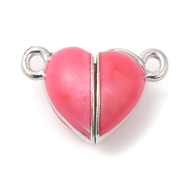 PandaHall Heart Alloy Enamel Magnetic Clasps, for Couple Jewelry Bracelets Pendants Necklaces Making, Platinum, Cerise, 10x15x7mm, Hole..., Red
PandaHall Heart Alloy Enamel Magnetic Clasps, for Couple Jewelry Bracelets Pendants Necklaces Making, Platinum, Cerise, 10x15x7mm, Hole..., Red