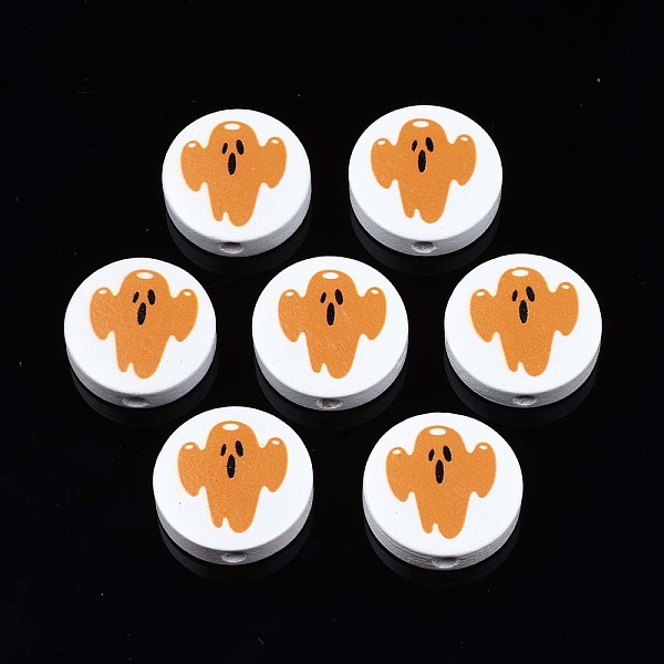 PandaHall Halloween Printed Natural Wood Beads, Flat Round with Ghost Pattern, Dark Orange, 19~20x5.9mm, Hole: 2~2.2mm Schima Wood Flat...
PandaHall Halloween Printed Natural Wood Beads, Flat Round with Ghost Pattern, Dark Orange, 19~20x5.9mm, Hole: 2~2.2mm Schima Wood Flat...