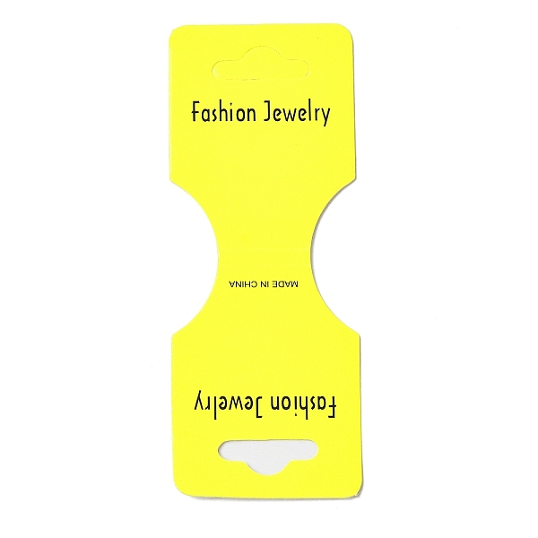 PandaHall Foldable Paper Jewelry Display Header with Hanging Hole, Rectangle with Word Fashion Jewelry, Yellow, Finished Product...
PandaHall Foldable Paper Jewelry Display Header with Hanging Hole, Rectangle with Word Fashion Jewelry, Yellow, Finished Product...