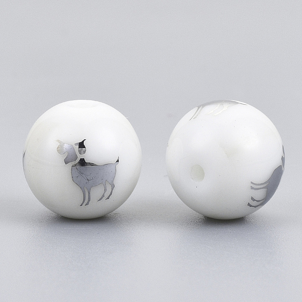 PandaHall Electroplate Glass Beads, Round with Constellations Pattern, Platinum Plated, Aries, 10mm, Hole: 1.2mm Glass Aries
PandaHall Electroplate Glass Beads, Round with Constellations Pattern, Platinum Plated, Aries, 10mm, Hole: 1.2mm Glass Aries