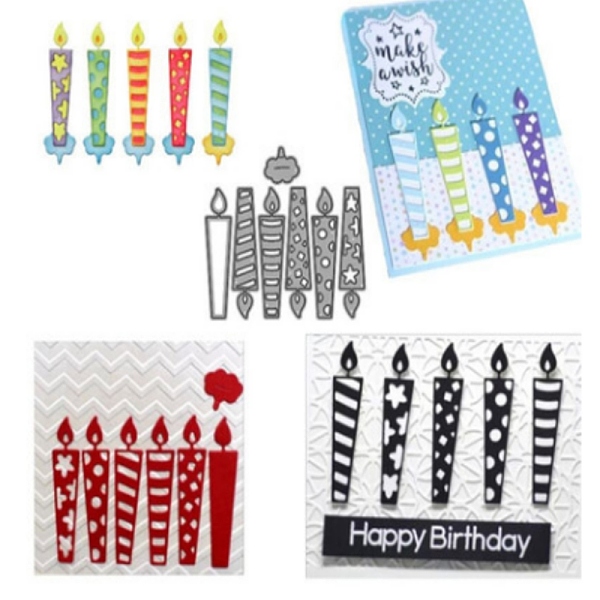 PandaHall Candle Carbon Steel Cutting Dies Stencils, for DIY Scrapbooking/Photo Album, Decorative Embossing DIY Paper Card, Matte Platinum...
PandaHall Candle Carbon Steel Cutting Dies Stencils, for DIY Scrapbooking/Photo Album, Decorative Embossing DIY Paper Card, Matte Platinum...