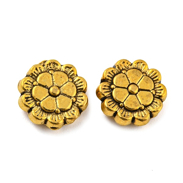PandaHall Tibetan Style Alloy Beads, Lead Free & Cadmium Free, Flower, Antique Golden, 9x9x3mm, Hole: 1mm, about 1086pcs/1000g Alloy Flower
PandaHall Tibetan Style Alloy Beads, Lead Free & Cadmium Free, Flower, Antique Golden, 9x9x3mm, Hole: 1mm, about 1086pcs/1000g Alloy Flower