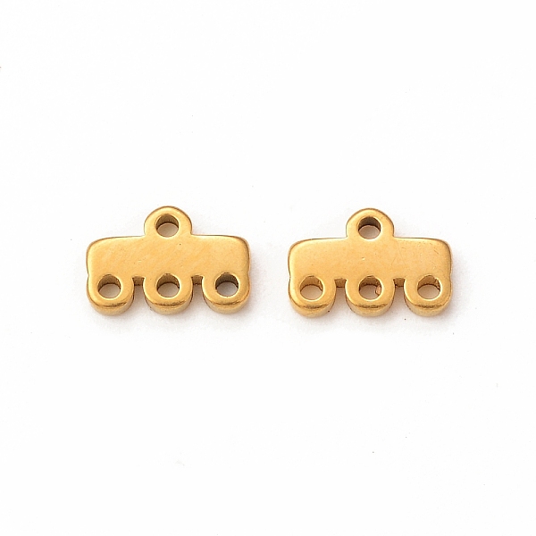 PandaHall 304 Stainless Steel Chandelier Component Links, 4-Loop Connector, Rectangle, Golden, 5x8x1.5mm, Hole: 1mm 304 Stainless Steel...
PandaHall 304 Stainless Steel Chandelier Component Links, 4-Loop Connector, Rectangle, Golden, 5x8x1.5mm, Hole: 1mm 304 Stainless Steel...