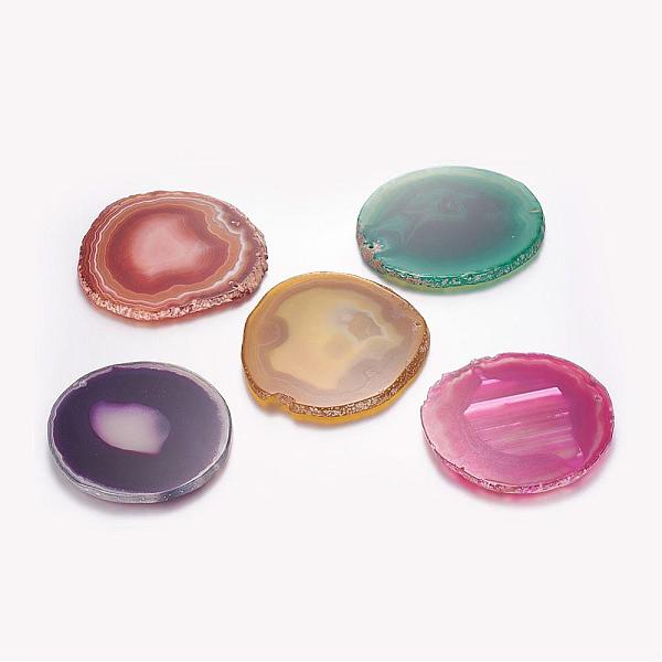 PandaHall Natural Agate Pendants, Dyed & Heated, Oval, Mixed Color, 71~82x67~78x5mm, Hole: 2mm Natural Agate Oval Multicolor
PandaHall Natural Agate Pendants, Dyed & Heated, Oval, Mixed Color, 71~82x67~78x5mm, Hole: 2mm Natural Agate Oval Multicolor