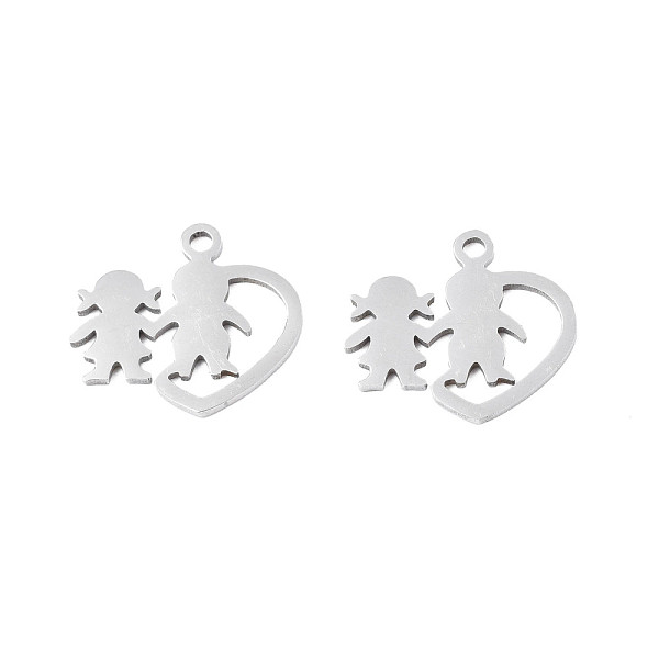 PandaHall 201 Stainless Steel Pendants, Laser Cut, Human and Heart, Stainless Steel Color, 14x15.5x1mm, Hole: 1.4mm 201 Stainless Steel...
PandaHall 201 Stainless Steel Pendants, Laser Cut, Human and Heart, Stainless Steel Color, 14x15.5x1mm, Hole: 1.4mm 201 Stainless Steel...