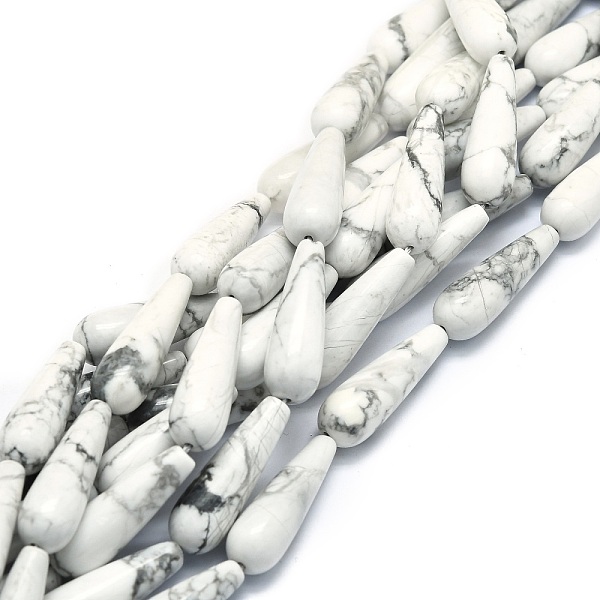 PandaHall Natural Howlite Beads Strands, Waterdrop, 30x10mm, Hole: 1.4mm, about 13pcs/strand, 15.75''(40cm) Howlite Teardrop
PandaHall Natural Howlite Beads Strands, Waterdrop, 30x10mm, Hole: 1.4mm, about 13pcs/strand, 15.75''(40cm) Howlite Teardrop