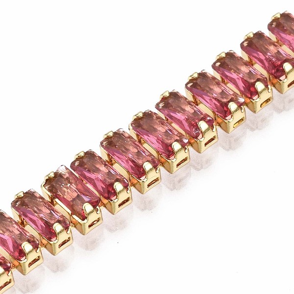 PandaHall Cubic Zirconia Classic Tennis Bracelet, Real 18K Gold Plated Brass Cubic Zirconia Link Chain Bracelet for Women, Nickel Free...
PandaHall Cubic Zirconia Classic Tennis Bracelet, Real 18K Gold Plated Brass Cubic Zirconia Link Chain Bracelet for Women, Nickel Free...