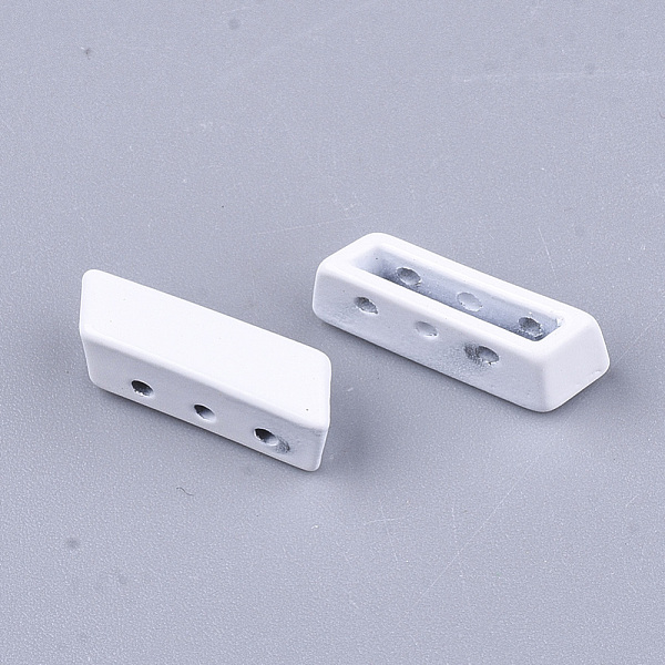 PandaHall Spray Painted Alloy Multi-Strand Links, For Tile Elastic Bracelets Making, Quadrangle, White, 14x4x5mm, Hole: 1mm Alloy Polygon...
PandaHall Spray Painted Alloy Multi-Strand Links, For Tile Elastic Bracelets Making, Quadrangle, White, 14x4x5mm, Hole: 1mm Alloy Polygon...