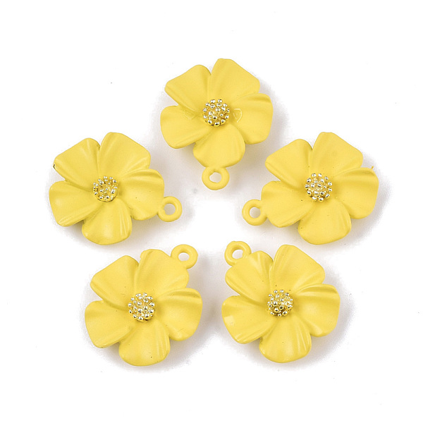 PandaHall Spray Painted Alloy Pendants, Flower, Yellow, 23.5x19.5x6mm, Hole: 1.8mm Alloy Flower Yellow
PandaHall Spray Painted Alloy Pendants, Flower, Yellow, 23.5x19.5x6mm, Hole: 1.8mm Alloy Flower Yellow
