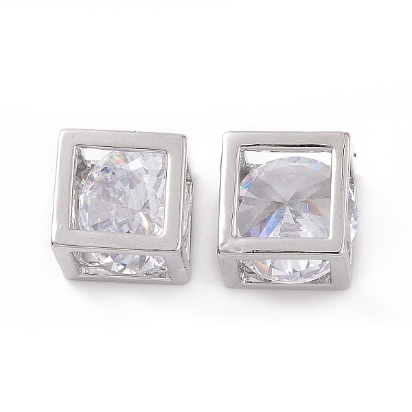 PandaHall Hollow Brass Clear Cubic Zirconia Charms, Cube, Platinum, 7.5x7.5x7.5mm, Hole: 5x5mm Brass+Cubic Zirconia Cube Clear
PandaHall Hollow Brass Clear Cubic Zirconia Charms, Cube, Platinum, 7.5x7.5x7.5mm, Hole: 5x5mm Brass+Cubic Zirconia Cube Clear