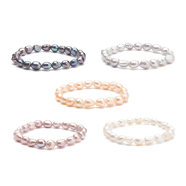 PandaHall Natural Pearl Beaded Stretch Bracelet for Women, Mixed Color, Inner Diameter: 2-3/8 inch(5.9cm) Pearl Multicolor
PandaHall Natural Pearl Beaded Stretch Bracelet for Women, Mixed Color, Inner Diameter: 2-3/8 inch(5.9cm) Pearl Multicolor