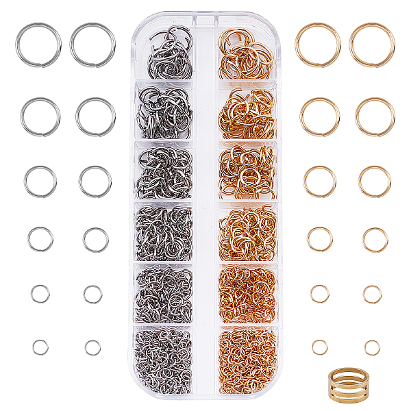 PandaHall Unicraftale 304 Stainless Steel Jump Rings, Open Jump Rings, Golden & Stainless Steel Color, 931pcs/set 304 Stainless Steel
PandaHall Unicraftale 304 Stainless Steel Jump Rings, Open Jump Rings, Golden & Stainless Steel Color, 931pcs/set 304 Stainless Steel