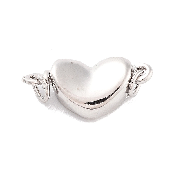 PandaHall 925 Sterling Silver Box Clasps, Heart, Real Platinum Plated, 6x13.5x4.5mm Stainless Steel Heart
PandaHall 925 Sterling Silver Box Clasps, Heart, Real Platinum Plated, 6x13.5x4.5mm Stainless Steel Heart
